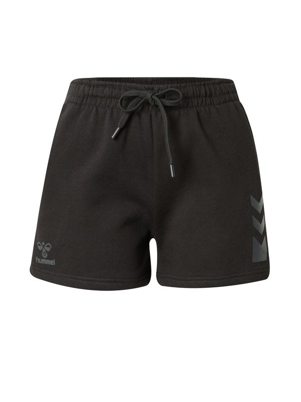 Hummel Hummel Спортен панталон 'Active'  сиво / черно