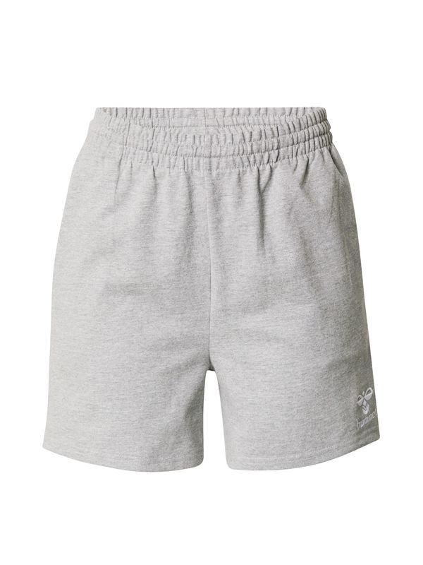 Hummel Hummel Спортен панталон 'GO 2.0'  сив меланж / бяло