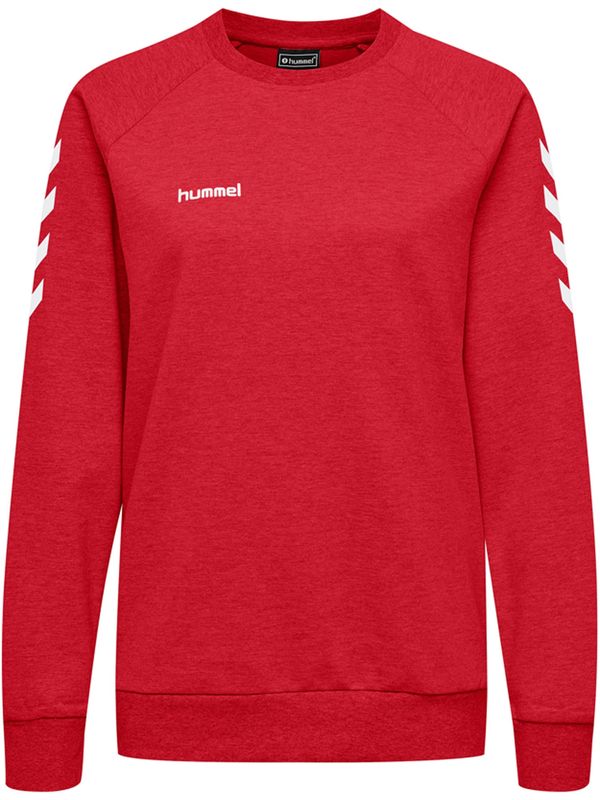 Hummel Hummel Спортен суитшърт с качулка  червено / бяло