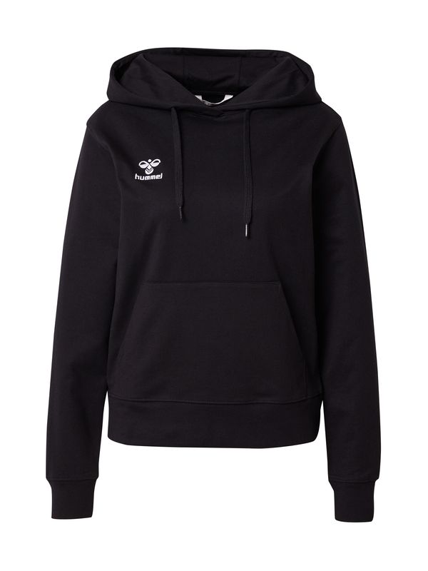 Hummel Hummel Спортен суитшърт с качулка 'GO 2.0'  черно / бяло