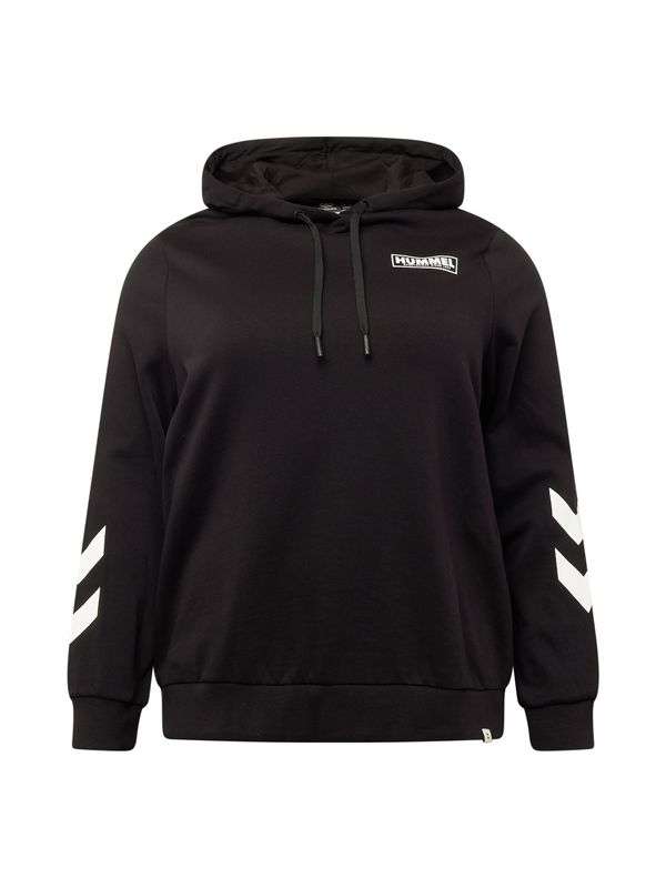 Hummel Hummel Спортен суитшърт с качулка 'LEGACY'  черно / бяло