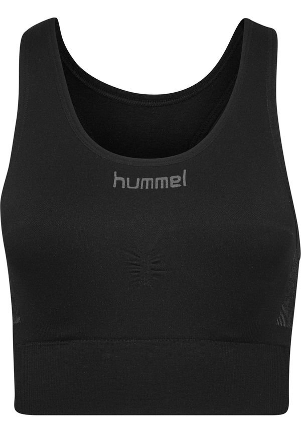 Hummel Hummel Спортен сутиен  сиво / черно