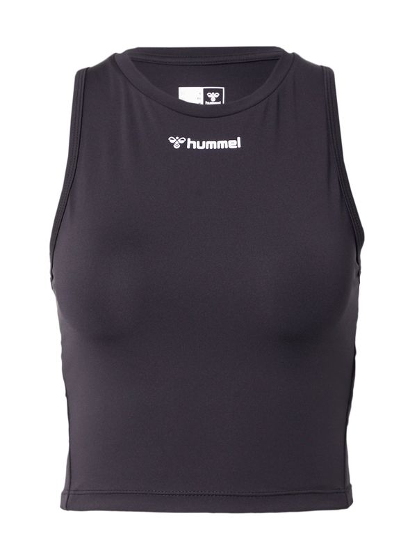 Hummel Hummel Спортен топ 'ACTIVE'  черно / бяло