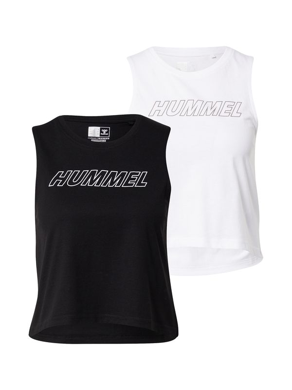 Hummel Hummel Спортен топ 'Te Cali'  черно / бяло