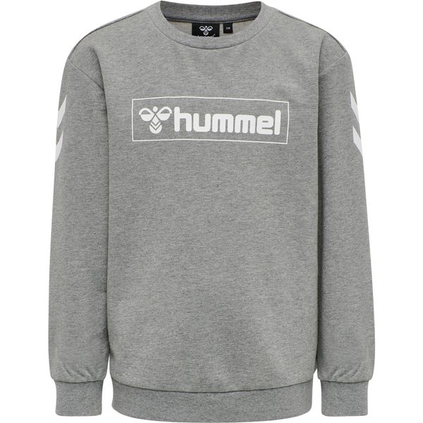 Hummel Hummel Суичър  сив меланж / бяло