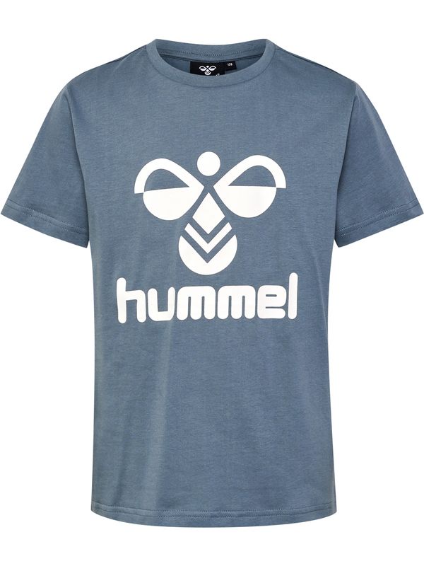 Hummel Hummel Тениска 'Tres'  опал / бяло