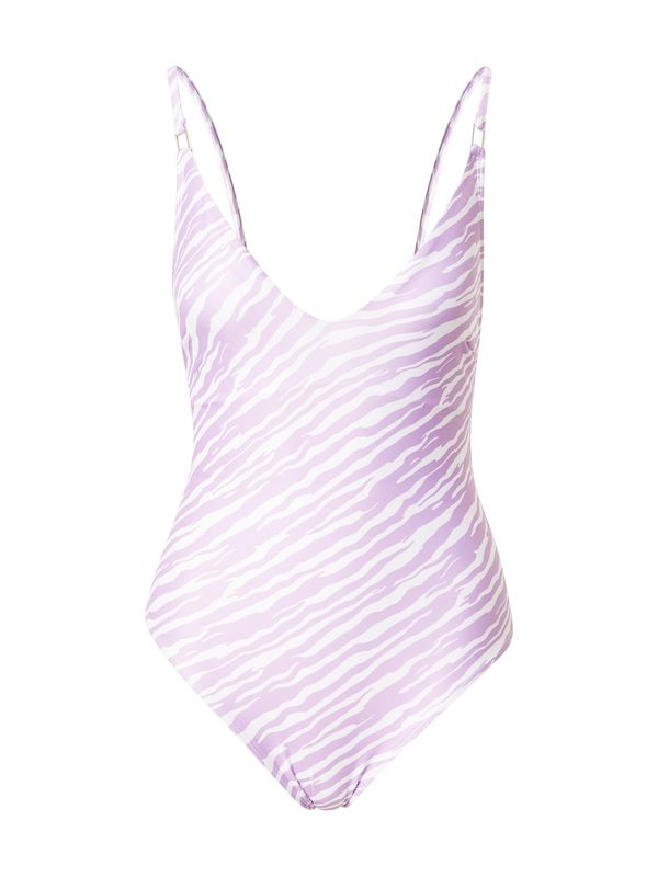 Hunkemöller Hunkemöller Бански костюм  бледоморав / бяло