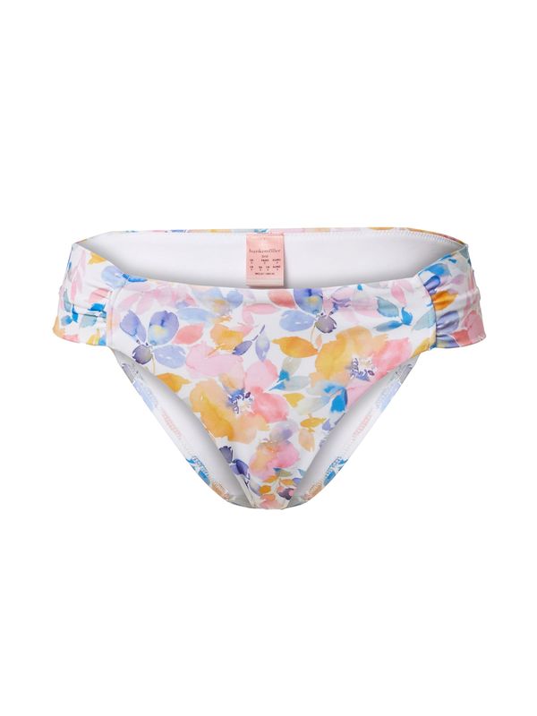 Hunkemöller Hunkemöller Долнище на бански тип бикини 'Palma Rio'  неоново синьо / оранжево / бледорозово / бяло