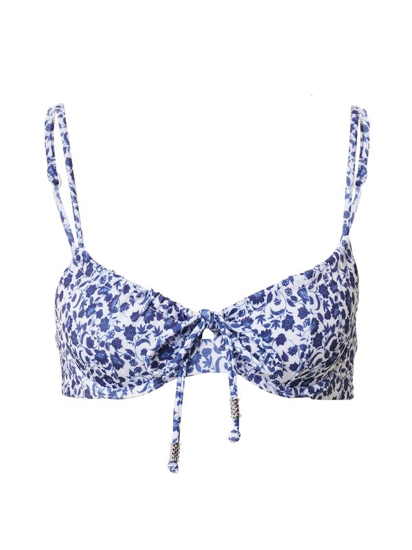 Hunkemöller Hunkemöller Горнище на бански 'Morocco'  нейви синьо / бяло