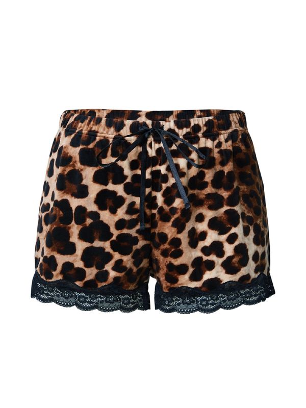 Hunkemöller Hunkemöller Панталон пижама  бежово / светлокафяво / петрол / черно