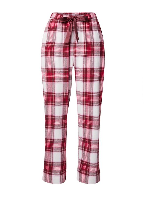 Hunkemöller Hunkemöller Панталон  светлорозово / червено / мръсно бяло