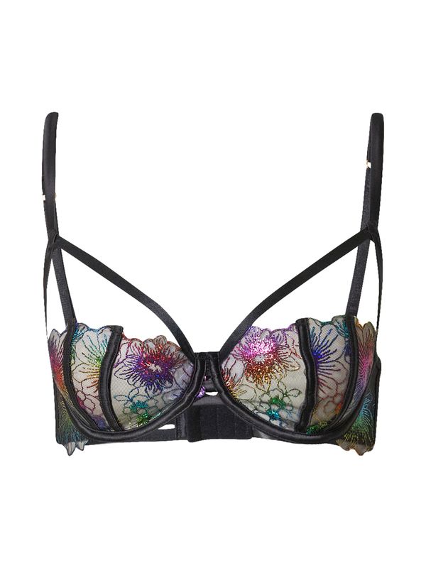 Hunkemöller Hunkemöller Сутиен 'Alex'  зелено / лилав / черно