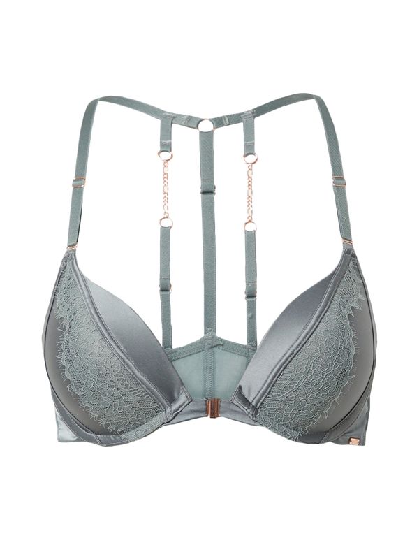 Hunkemöller Hunkemöller Сутиен 'Nicole'  злато / нефритено зелено