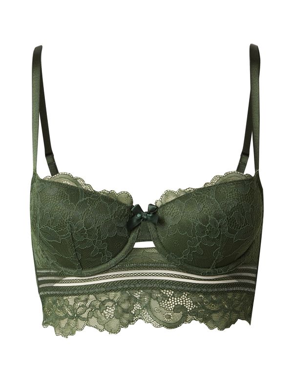 Hunkemöller Hunkemöller Сутиен 'Saffron'  тъмнозелено