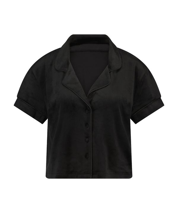 Hunkemöller Hunkemöller Тениска за спане  черно