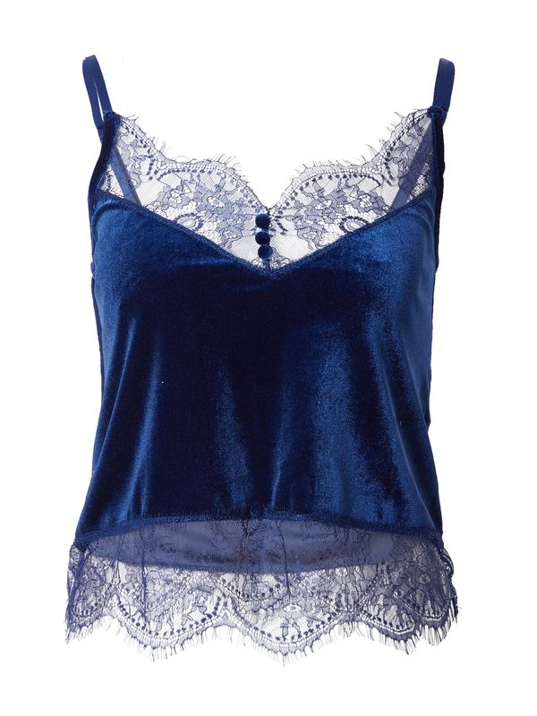 Hunkemöller Hunkemöller Тениска за спане  синьо