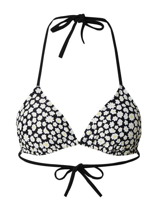 Hurley Hurley Спортен бикини топ 'Daisy'  светложълто / черно / бяло