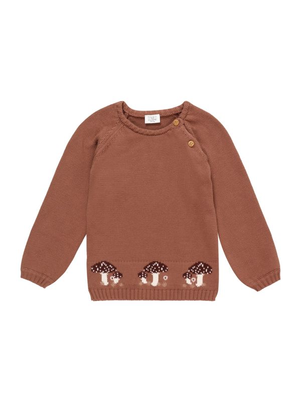 Hust & Claire Hust & Claire Пуловер 'Pusle'  кремаво / пуебло оранжево-кафяво / тъмнокафяво