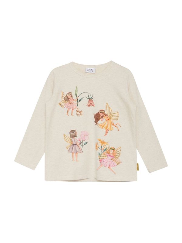 Hust & Claire Hust & Claire Тениска 'Alma'  светлобежово / злато / зелено / розово