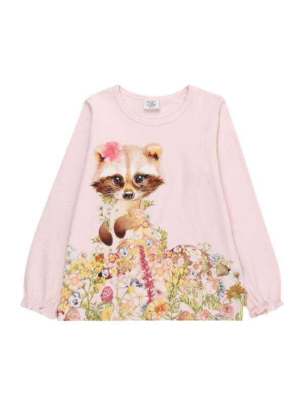 Hust & Claire Hust & Claire Тениска 'Ammy'  кафяво / жълто / тревнозелено / бледорозово