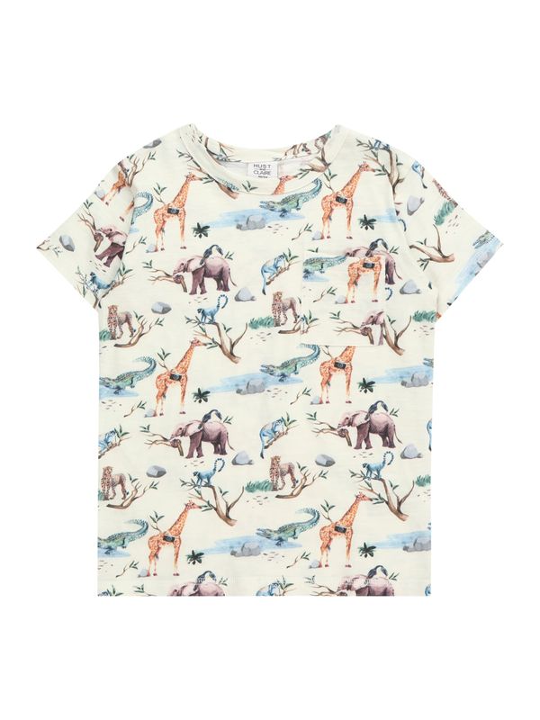 Hust & Claire Hust & Claire Тениска 'Anker'  слонова кост / светлосиньо / кафяво / оранжево