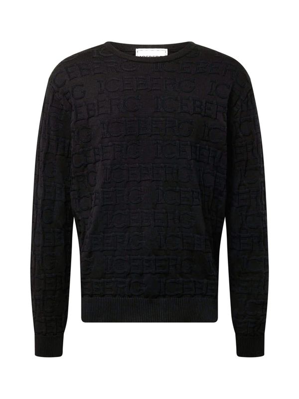 ICEBERG ICEBERG Пуловер  бежово / черно / бяло