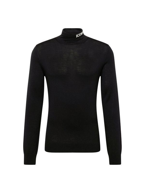 ICEBERG ICEBERG Пуловер  черно / бяло