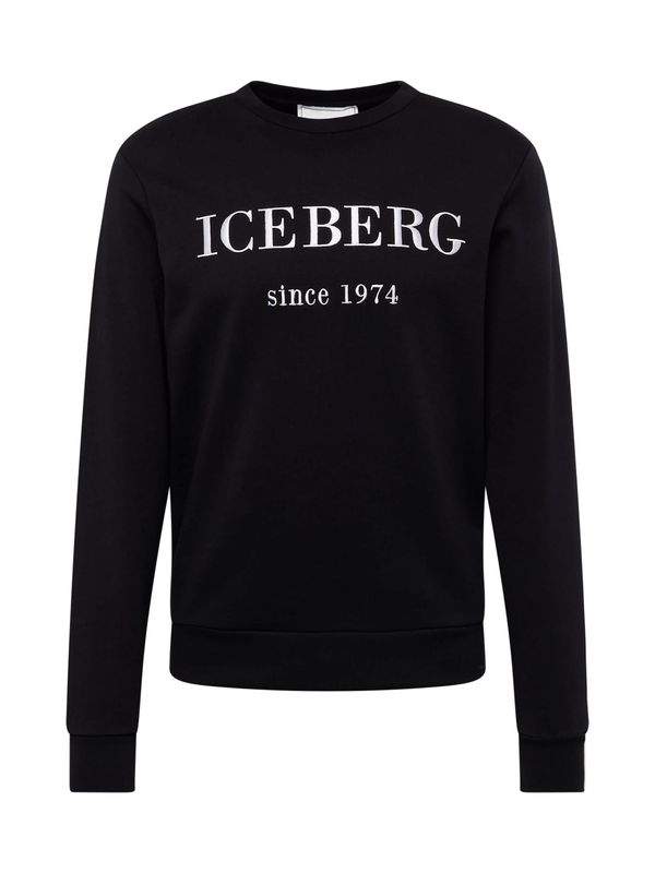 ICEBERG ICEBERG Суичър  черно / бяло