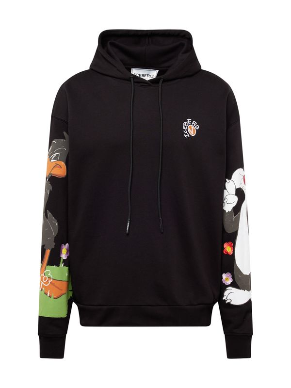 ICEBERG ICEBERG Суичър  тъмносиво / зелено / черно / бяло