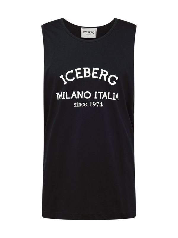 ICEBERG ICEBERG Тениска  черно / бяло