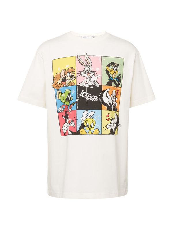 ICEBERG ICEBERG Тениска  светлобежово / жълто / бледорозово / черно