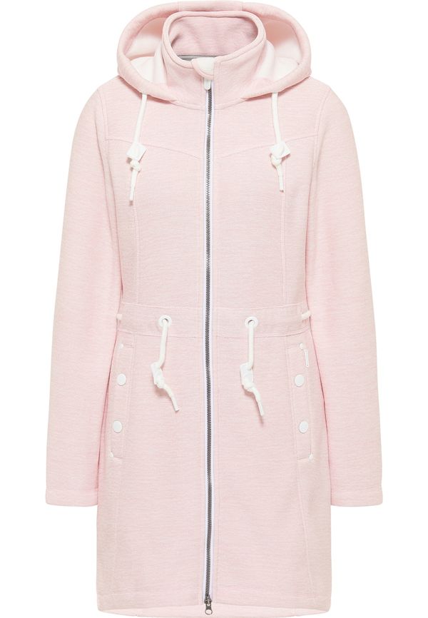 ICEBOUND ICEBOUND Плетено манто  пастелно розово / бяло