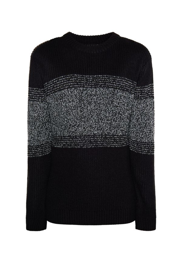 ICEBOUND ICEBOUND Пуловер  сиво / черно