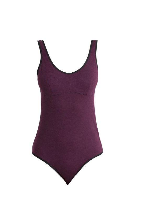 ICEBREAKER ICEBREAKER Боди 'Queens'  тъмнолилаво