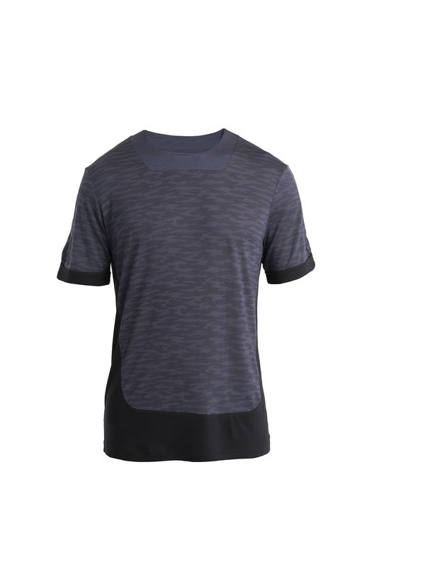 ICEBREAKER ICEBREAKER Функционална тениска 'Mer125'  графитено сиво / черно