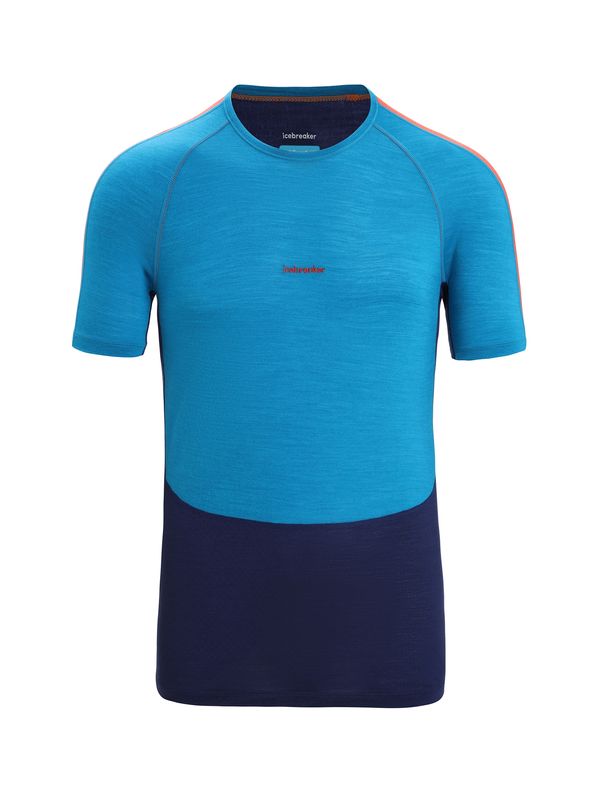 ICEBREAKER ICEBREAKER Функционална тениска  нейви синьо / лазурно синьо / оранжево
