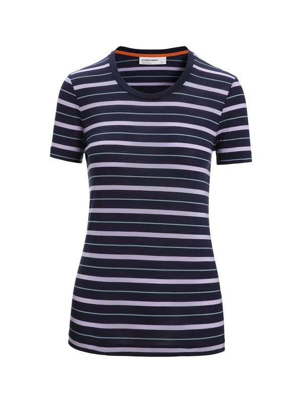ICEBREAKER ICEBREAKER Функционална тениска 'Wave'  нейви синьо / светлолилаво