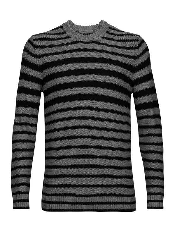 ICEBREAKER ICEBREAKER Спортен пуловер 'Waypoint'  сиво / черно