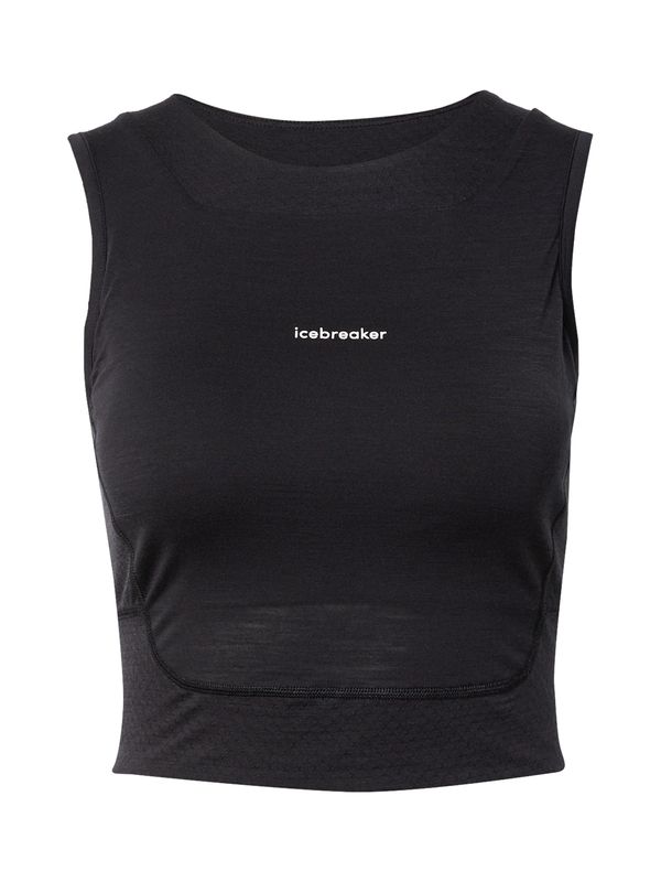 ICEBREAKER ICEBREAKER Спортен топ  черно / бяло