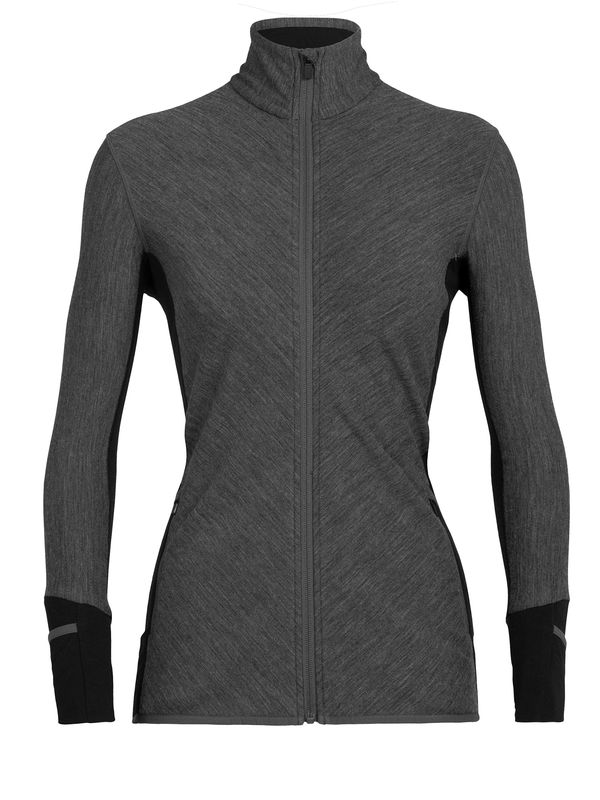 ICEBREAKER ICEBREAKER Суичър 'Descender'  сиво / черно