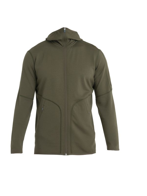 ICEBREAKER ICEBREAKER Суичъри с качулка 'Mer 560 Realfleece EleMtal II'  маслина