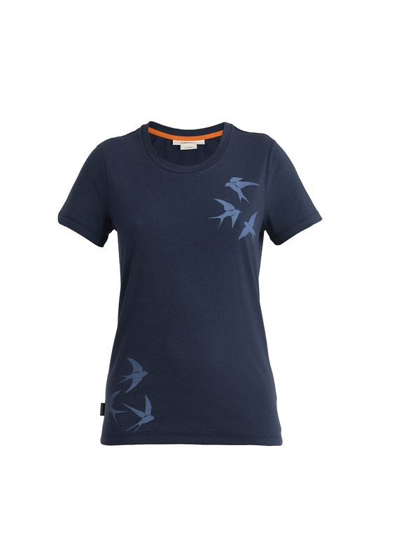 ICEBREAKER ICEBREAKER Тениска 'Central Classic SS'  синьо / нейви синьо