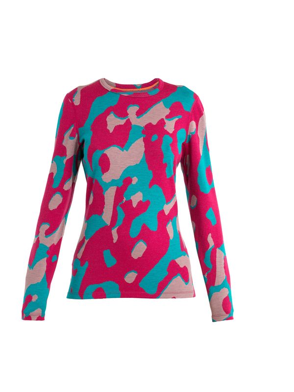 ICEBREAKER ICEBREAKER Тениска 'Mer 260 Vertex'  синьо / светлорозово / тъмнорозово