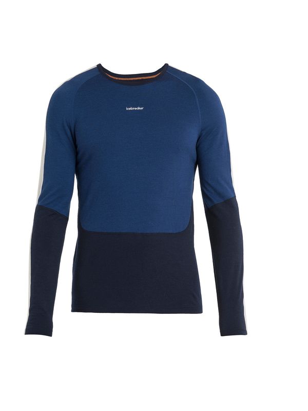 ICEBREAKER ICEBREAKER Тениска  нейви синьо / черно / бяло