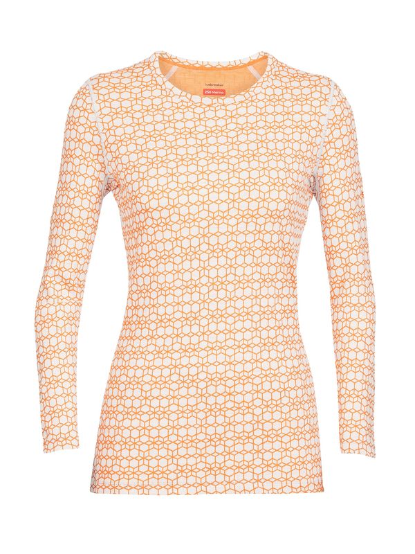 ICEBREAKER ICEBREAKER Термобельо  'Alpine Geo'  светлооранжево / бяло