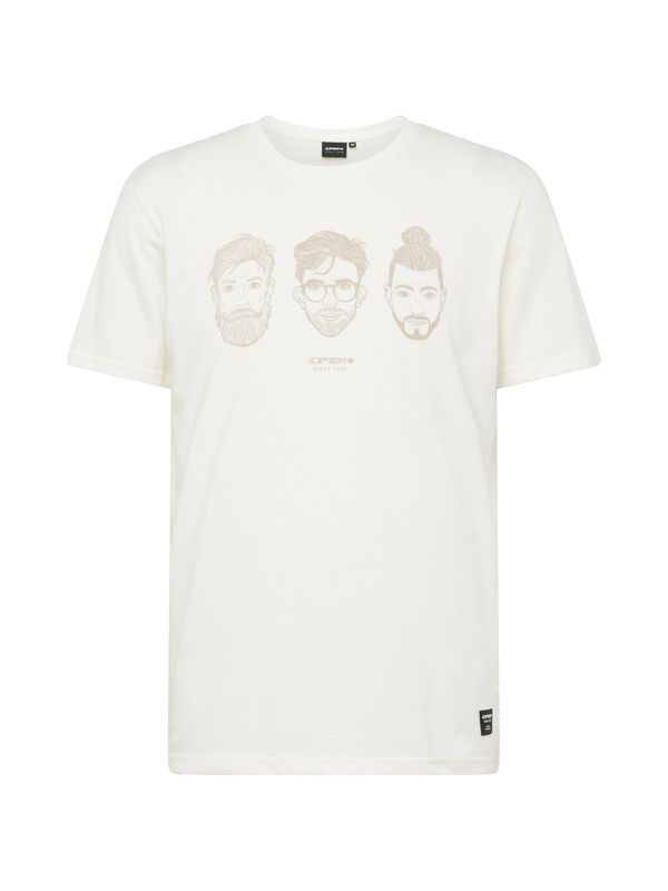 ICEPEAK ICEPEAK Функционална тениска 'AKERA'  камък / естествено бяло