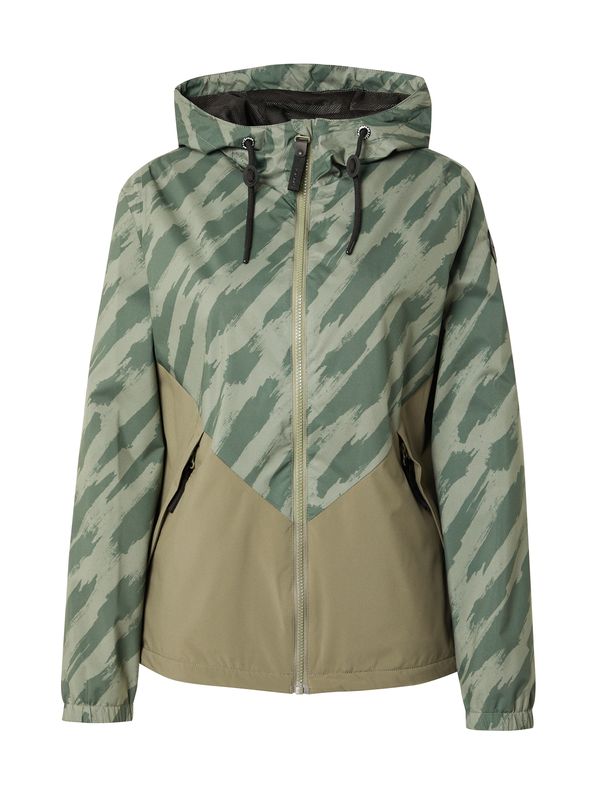 ICEPEAK ICEPEAK Функционално яке 'Achin'  зелено / маслина / нефритено зелено / черно