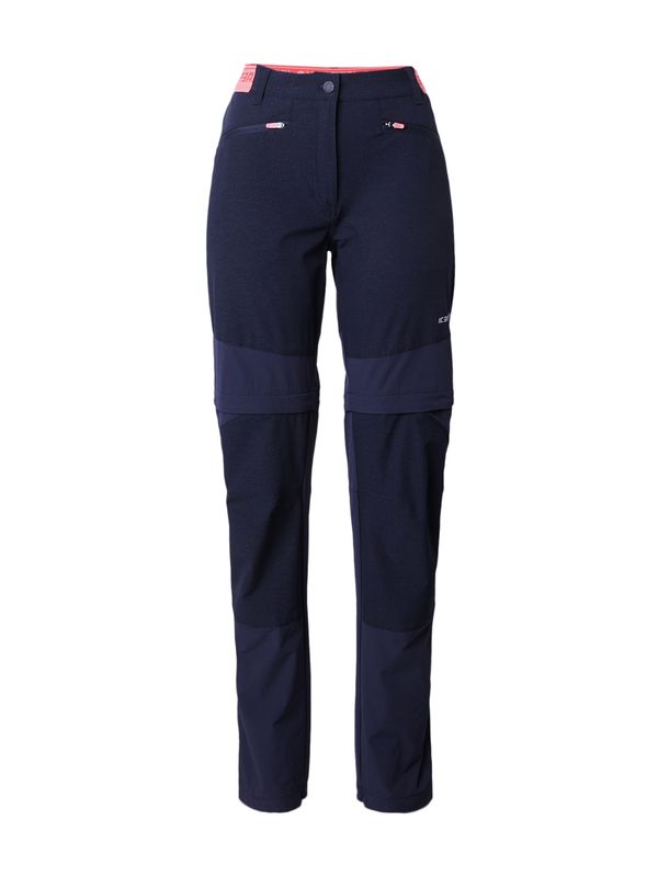 ICEPEAK ICEPEAK Outdoor панталон 'BRADLEY'  тъмносиньо / сьомга