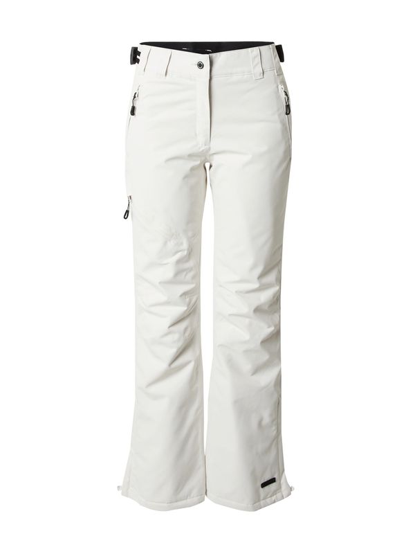 ICEPEAK ICEPEAK Спортен панталон 'CURLEW'  черно / бяло