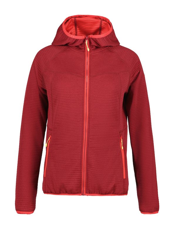 ICEPEAK ICEPEAK Спортна жилетка с качулка 'Berryville'  тъмночервено